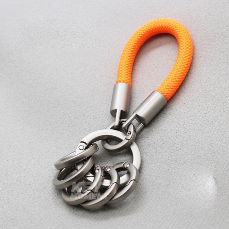 metal key ring - orange