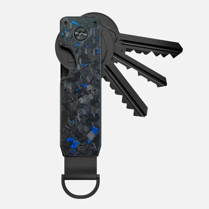 key organizer - forged blue