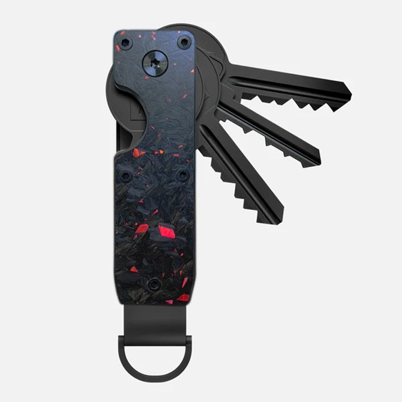 key organizer - forged red