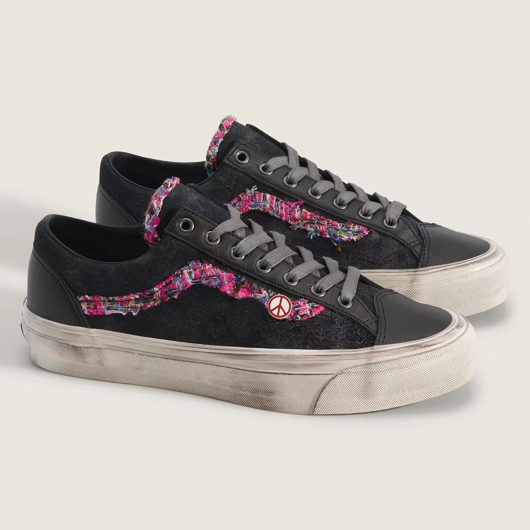 skate lows - black