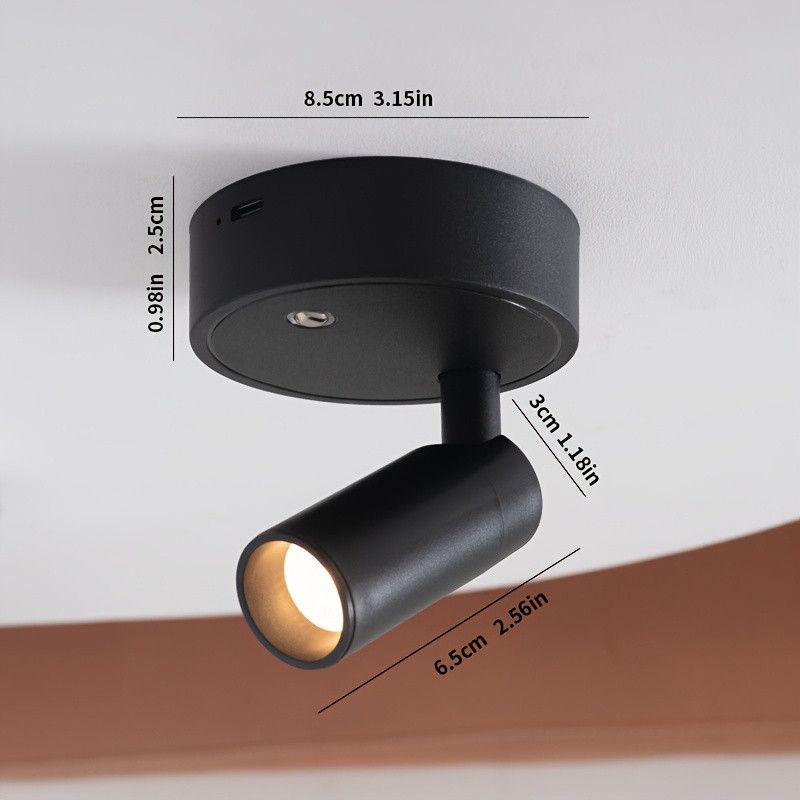 Spotlight Lamp - Luxury Black